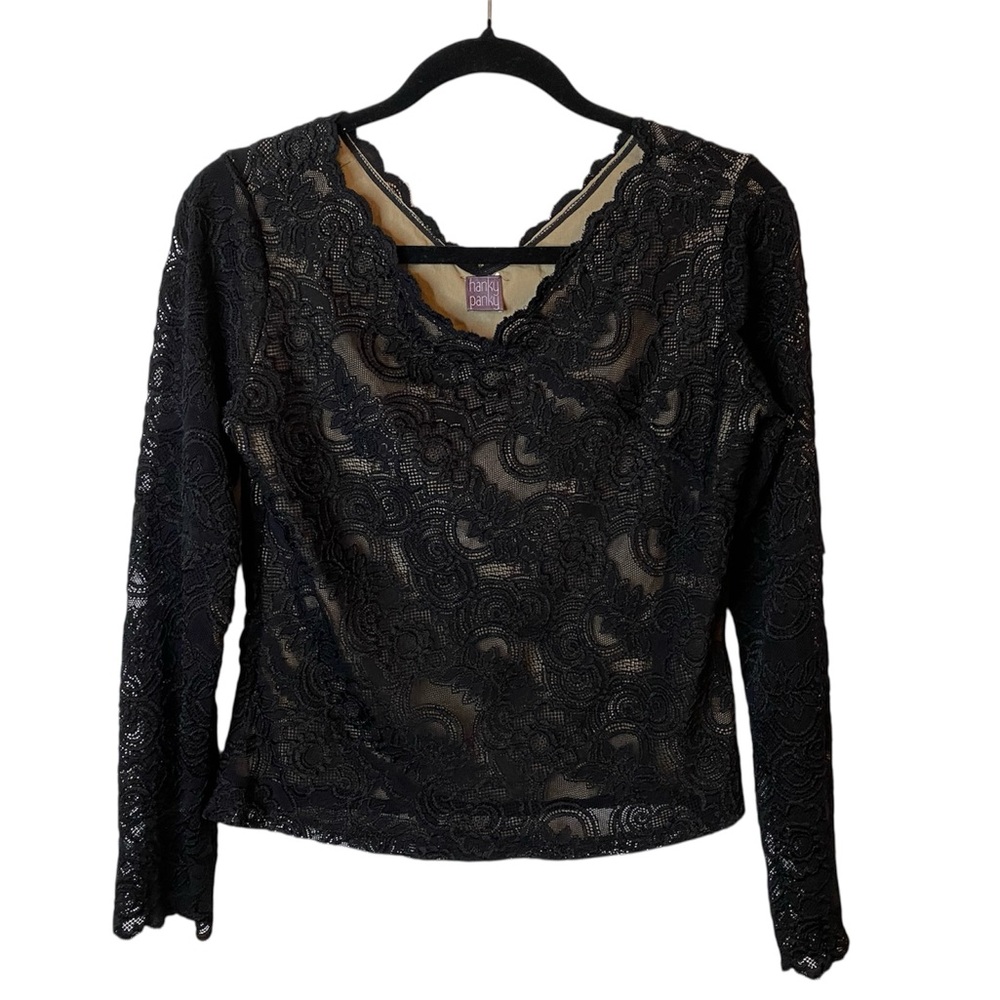 Hanky Panky Lined Lace blouse